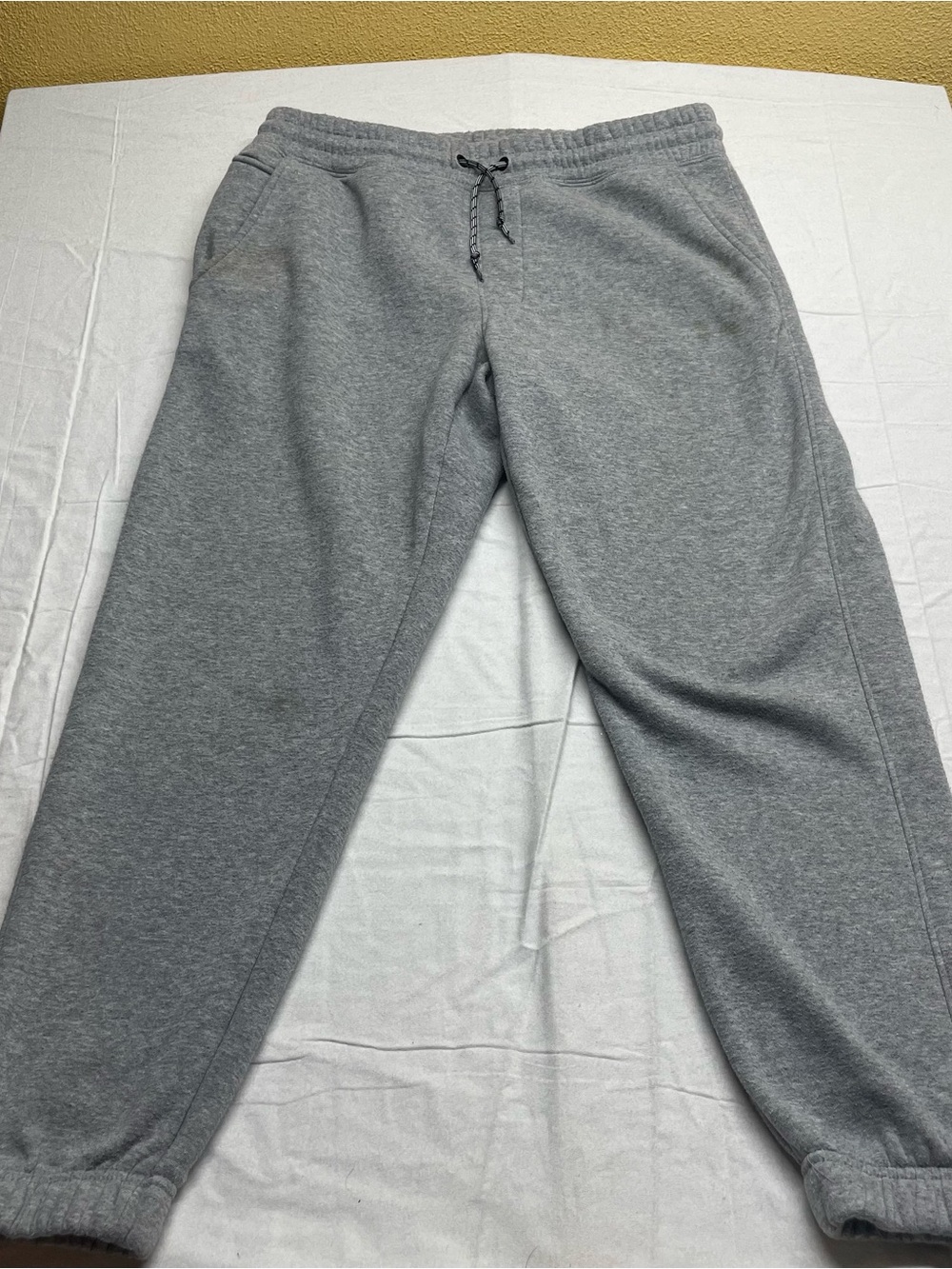 Vintage Gray Fleece Jogger Sweatpants